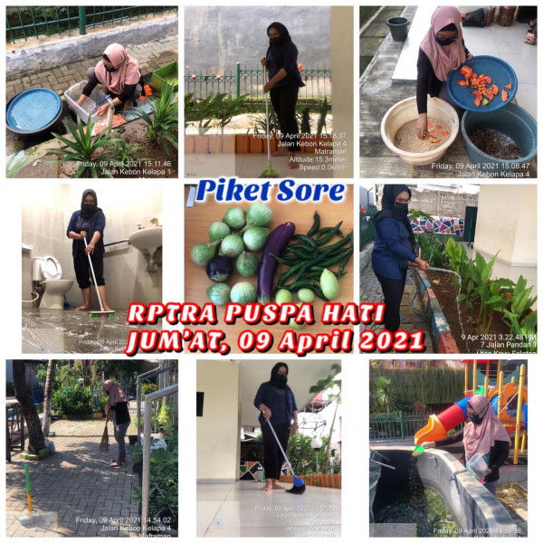 RPTRA Puspa Hati_9 April_piket dan monitoring sore