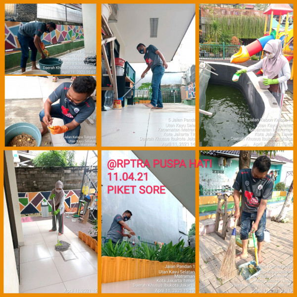 RPTRA Puspa Hati_11 April_piket dan monitoring sore