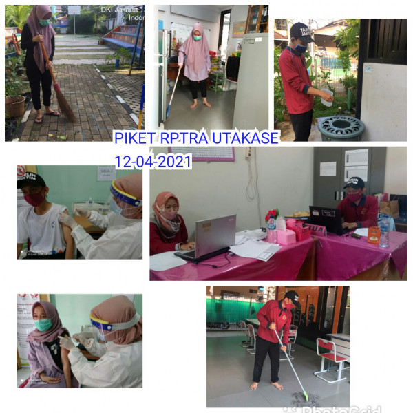 RPTRA Utakase_12 April_piket dan monitoring sore