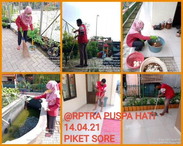 RPTRA Puspa Hati_14 April_piket dan monitoring sore