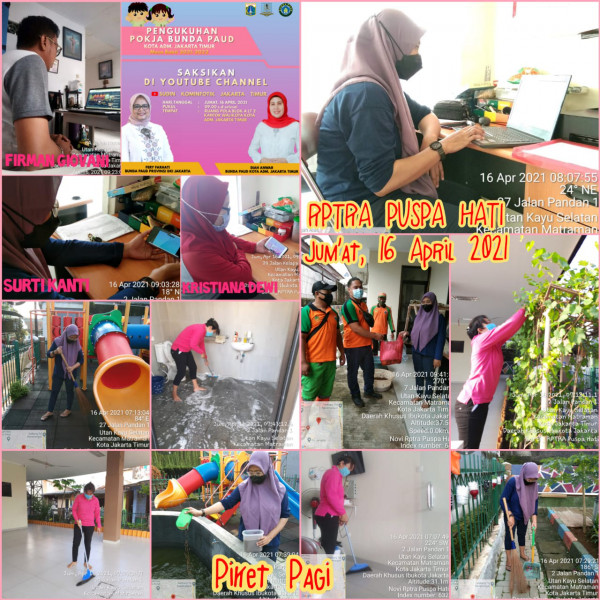 RPTRA Puspa Hati_16 April_piket dan monitoring pagi