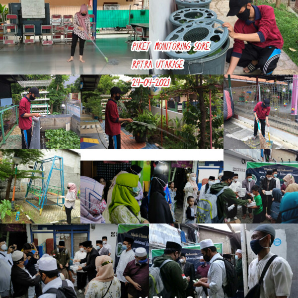 RPTRA Utakase_24 April_piket dan monitoring sore