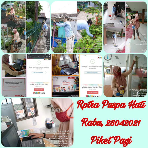 RPTRA Puspa Hati_28 April_piket dan monitoring pagi