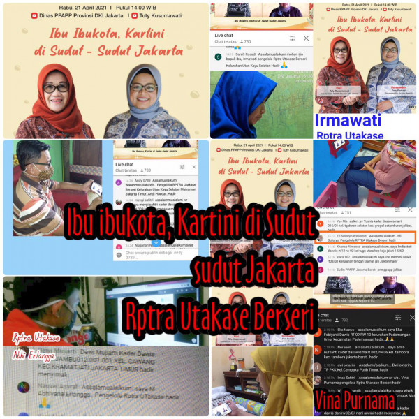 Webinar Premiere Ibu Ibukota, Kartini di Sudut-Sudut Jakarta oleh Dinas PPAPP DKI Jakarta_21 aprl