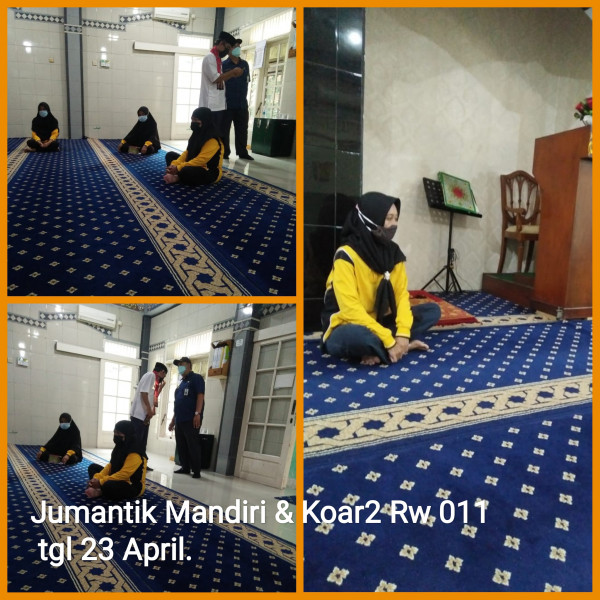 Jumantik mandiri dan koarkoar rw 11 tgl 23 aprl