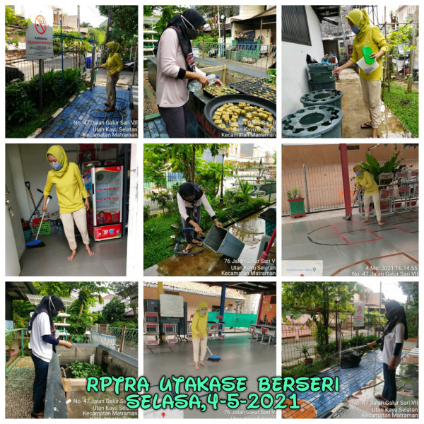 RPTRA Utakase Berseri_04 Mei 2021_piket dan monitoring sore