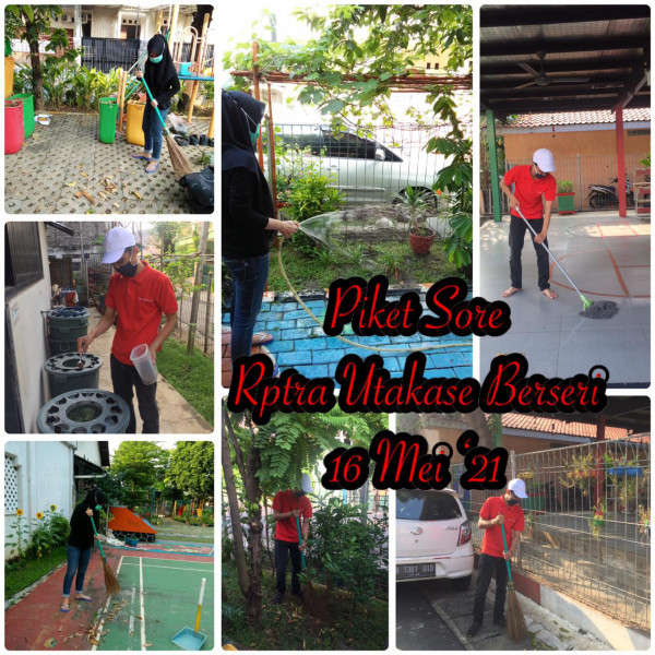 RPTRA Utakase Berseri_16 Mei 2021_piket dan monitoring sore