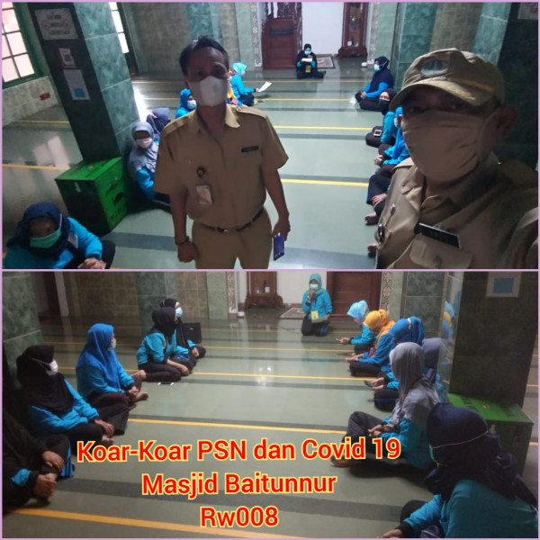 Koar-Koar PSN dan Covid 19_Masjid Baitunnur_Rw 008_18 Mei 2021