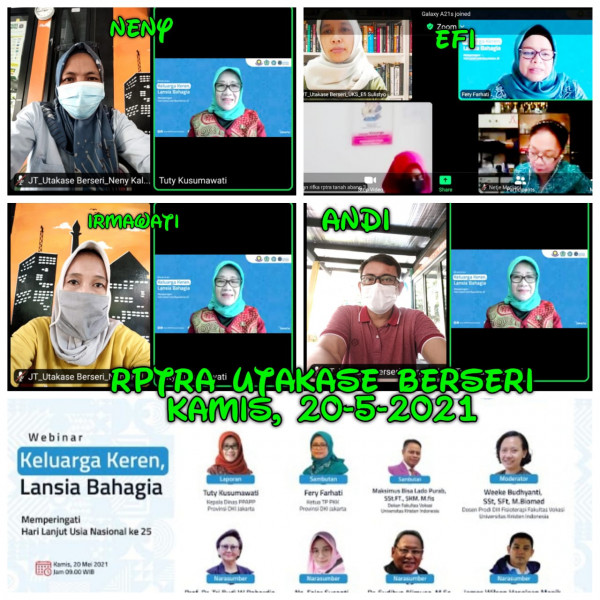 Webinar Keluarga Keren, Lansia Bahagia_Sudin PPAPP_Rptra Puspa hati dan Utakase Berseri_20 Mei 2021