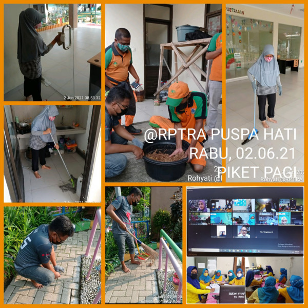 RPTRA Puspa Hati_02 Juni 2021_piket dan monitoring pagi 