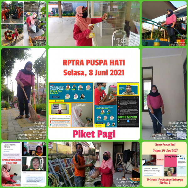 RPTRA Puspa Hati_08 Juni 2021_piket dan monitoring pagi 