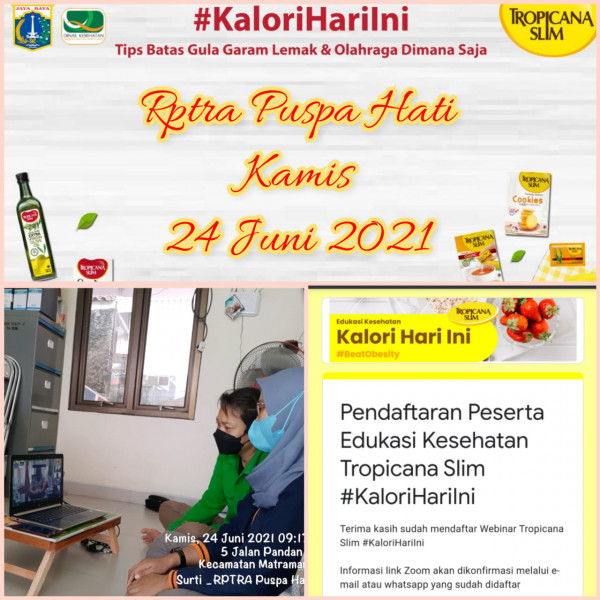 Webinar_Edukasi Kesehatan Tropicana Slim_Rptra Puspa Hati_24 Juni 2021