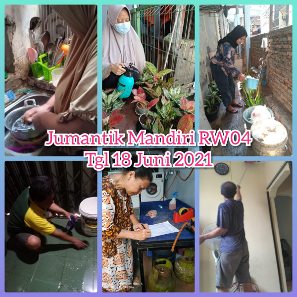 Jumantik Mandiri Rw 004 _Kelurahan Utan Kayu Selatan_18 Juni 2021