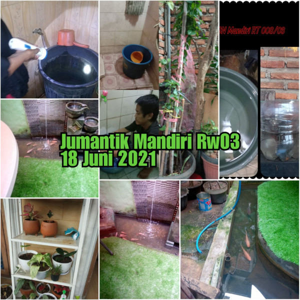 Jumantik Mandiri Warga Rw003_Kel UKS_18 Juni 2021