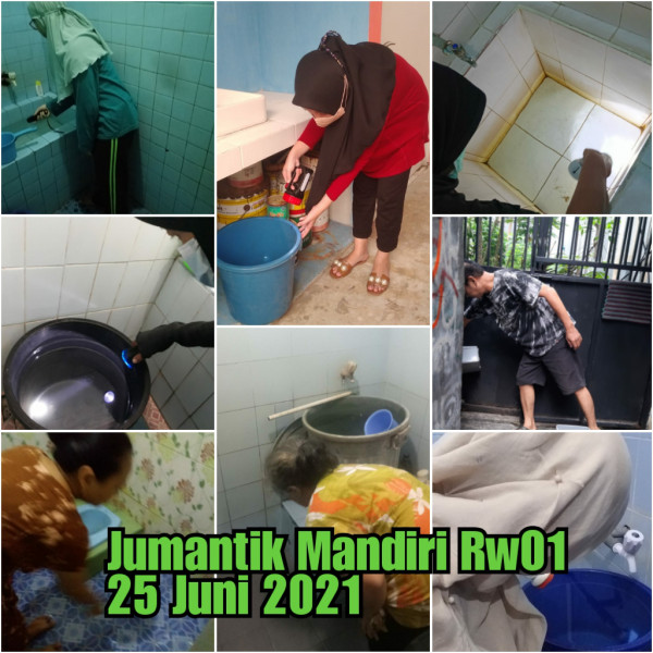 Jumantik Mandiri Warga Rw001_Kel UKS_25 Juni 2021