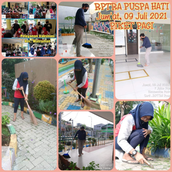 Piket Monitoring Rptra Puspa Hati