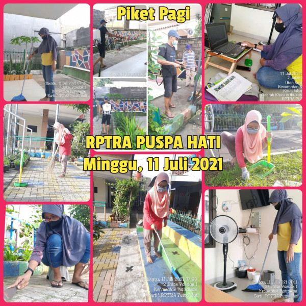 Piket Monitoring Rptra Puspa Hati