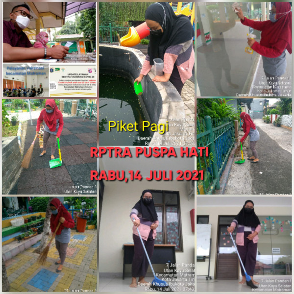 Piket Monitoring Rptra Puspa Hati