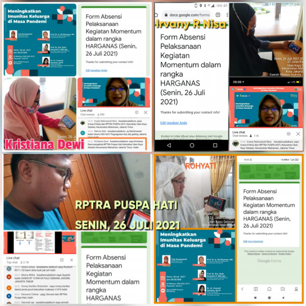 Monitoring Rptra Puspa Hati