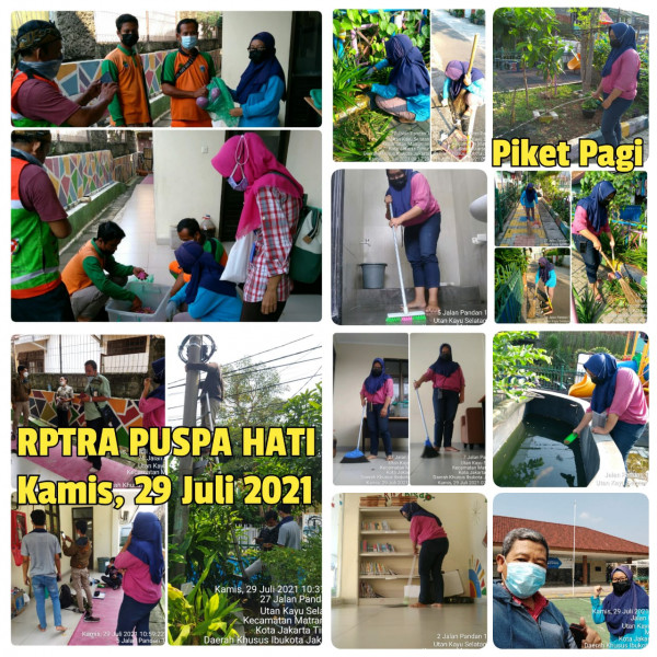 Piket Monitoring Rptra Puspa Hati