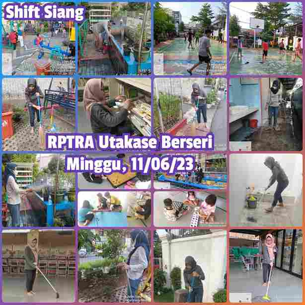 Piket Shift Pagi dan Shift Siang Pengelola RPTRA