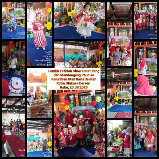 Lomba Fashion Show Daur Ulang dan Mendongeng