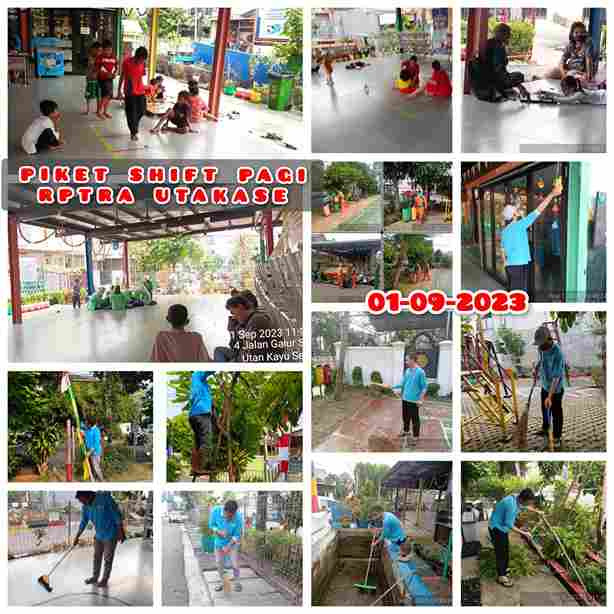 Piket Shift Pagi dan Shift Siang Pengelola RPTRA