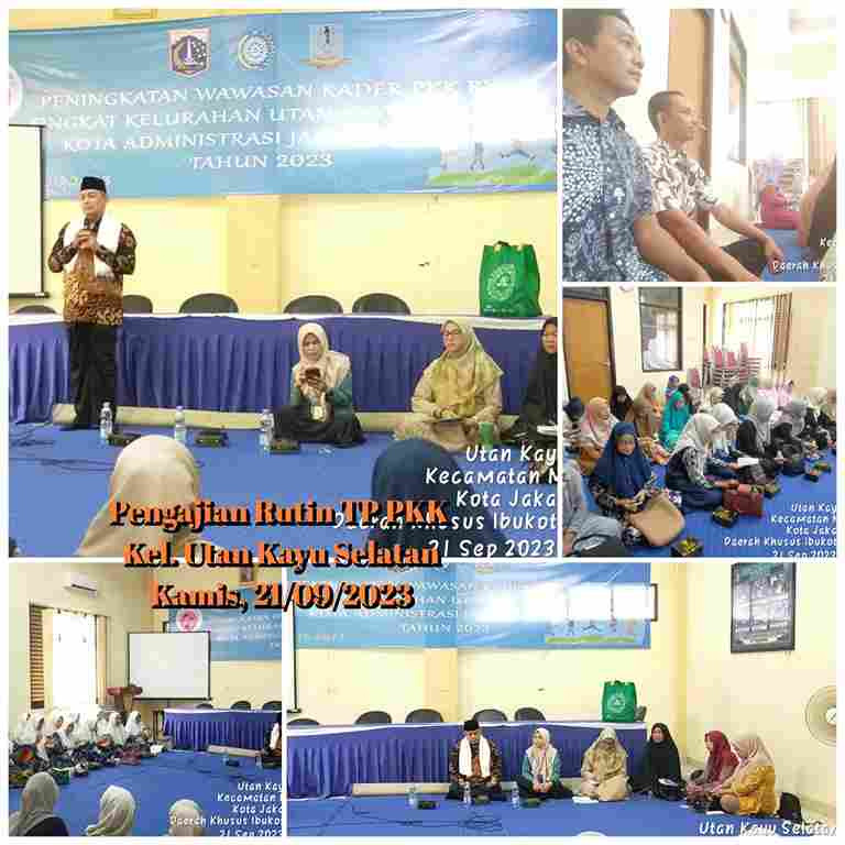 Pengajian Rutin TP PKK Kel. Utan Kayu Selatan