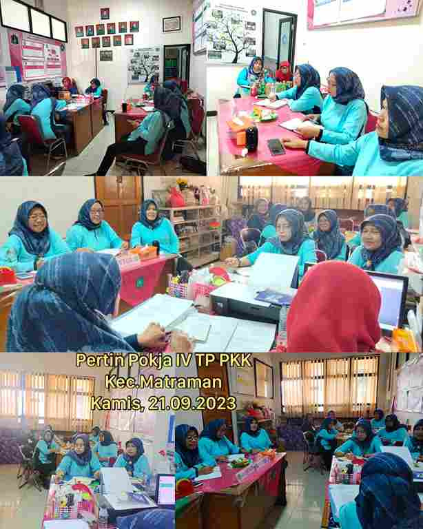 Pertemuan Rutin PKK Pokja 4 Kec. Matraman