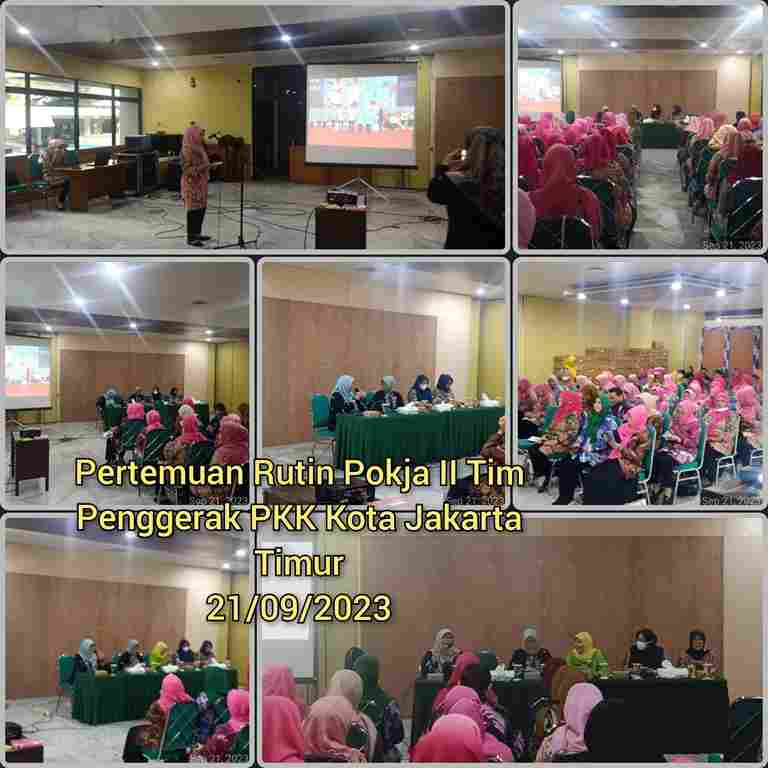 Pertemuan Rutin PKK Pokja 2 Jakarta Timur