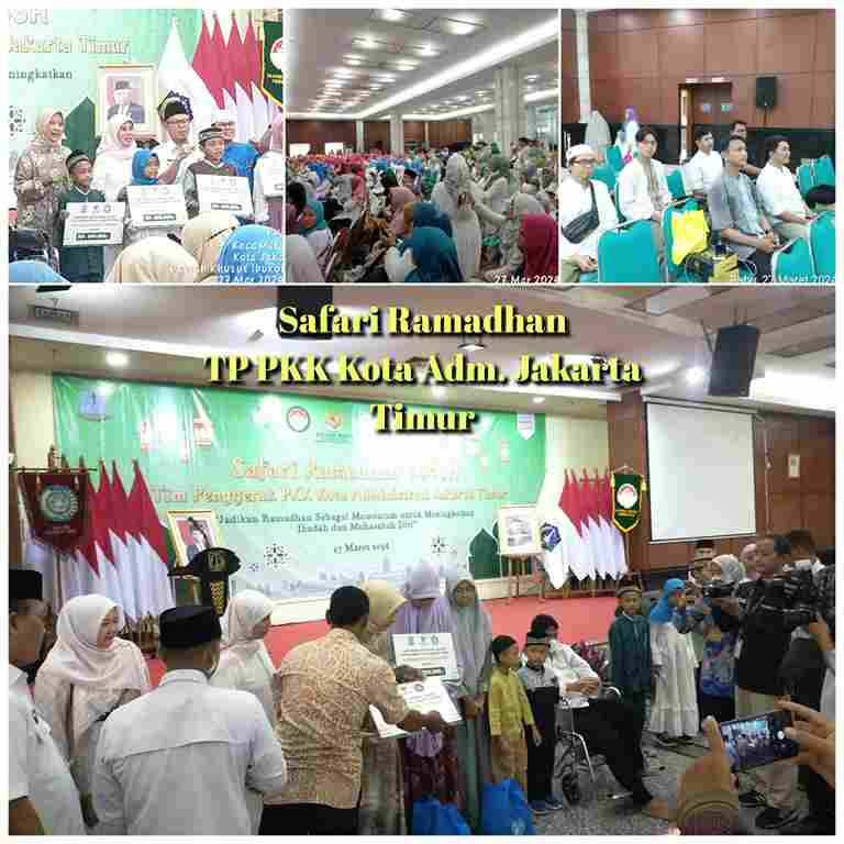 Safari Ramadhan bersama TPP PKK Tingkat Kota Adm.Jakarta Timur
