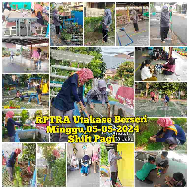 Piket Shift Pagi dan Shift Siang Pengelola RPTRA