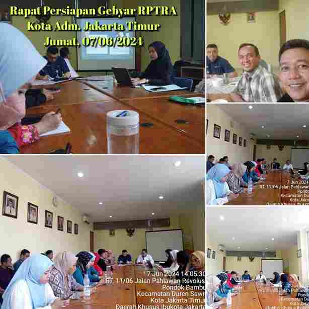 Rapat Persiapan Lomba Gebyar RPTRA