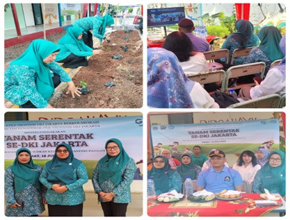 Acara tanam serentak SeDKI Jakarta