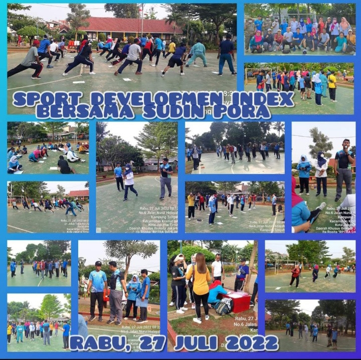 Sport development index bersama SudinPora