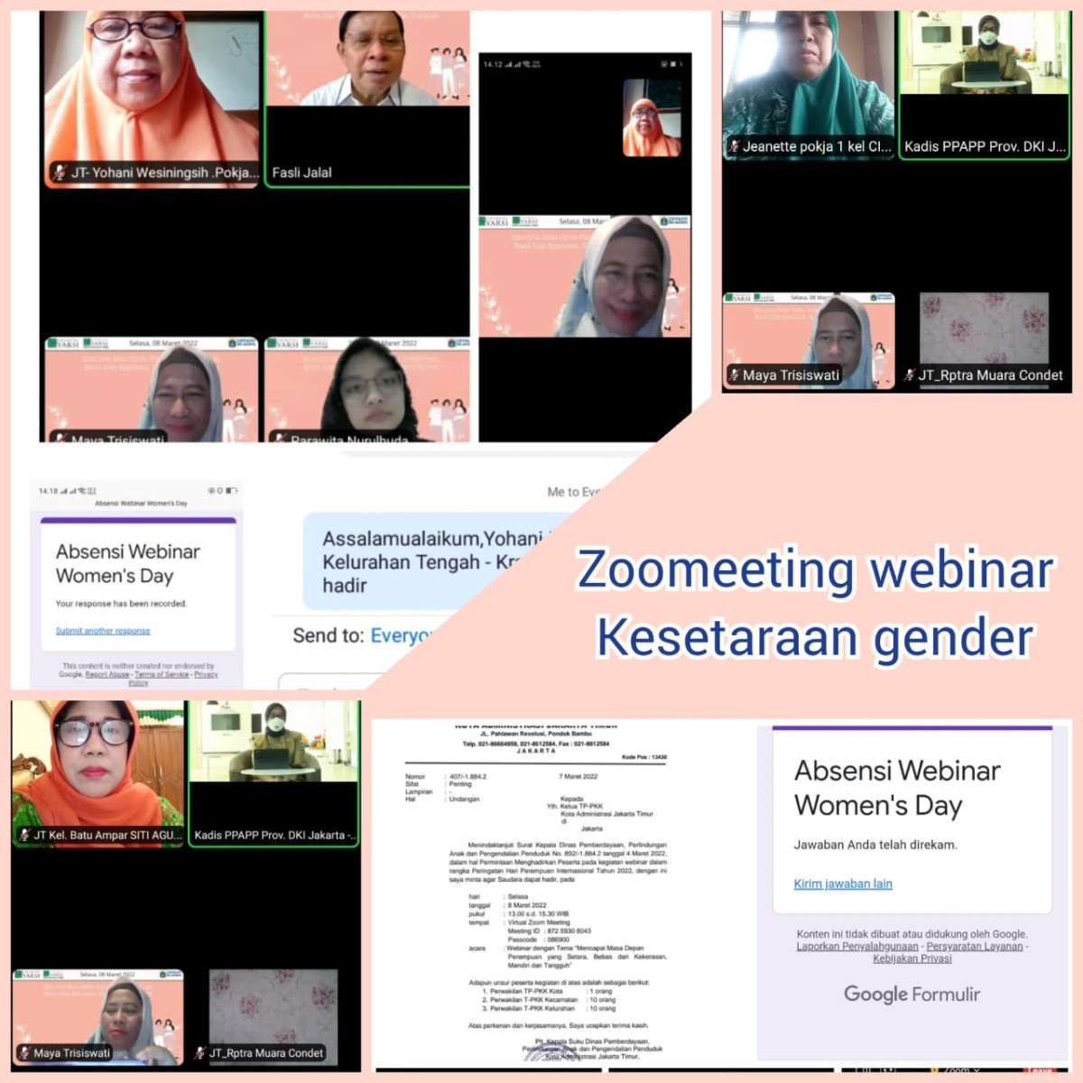 Zoom Webinar Kesetaraan Gender