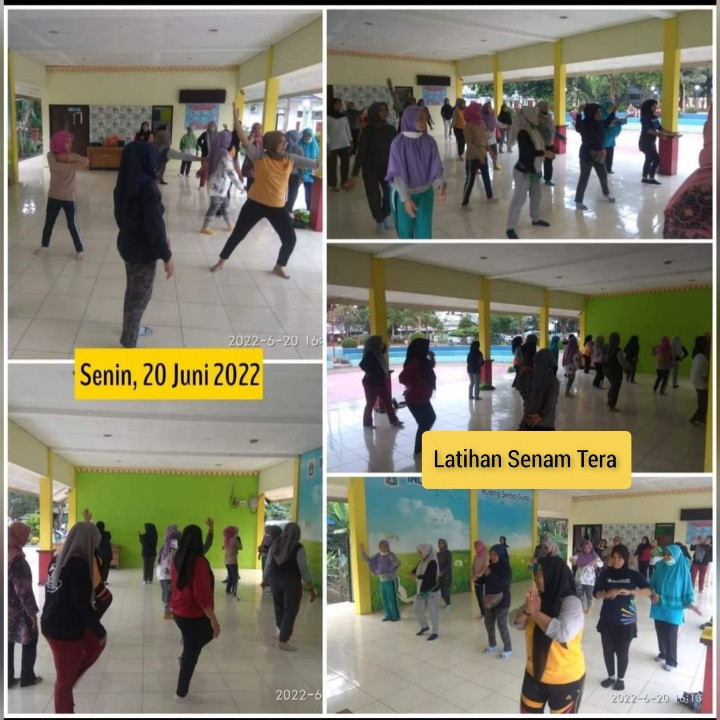 Latihan senam Terra