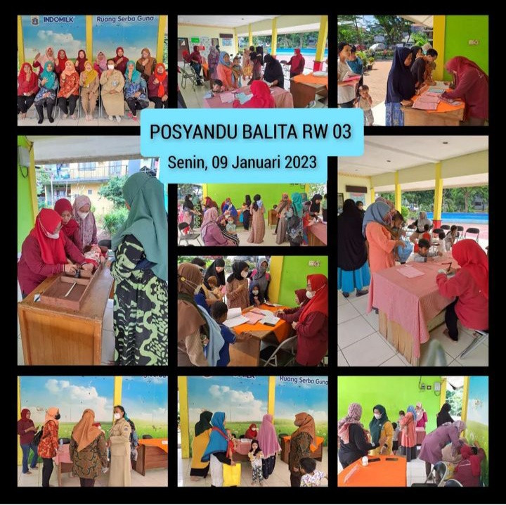 Posyandu balita RW 03