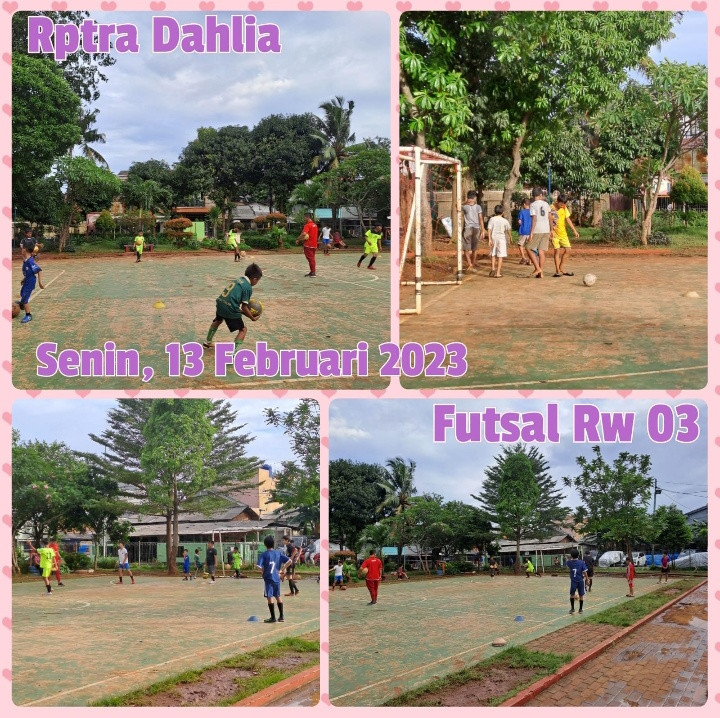 Latihan futsal RW 03