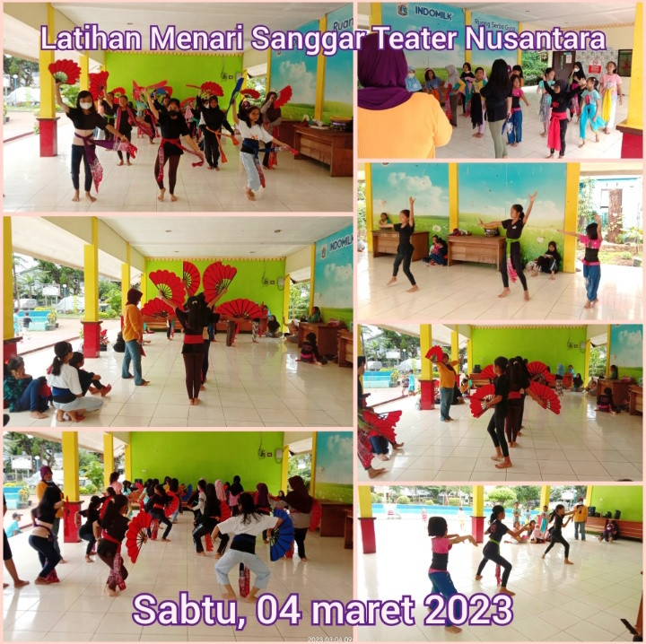 Latihan Menari Sanggar Nusantara