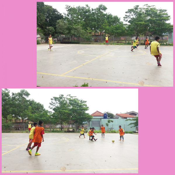 Latihan futsal tim Junior 88