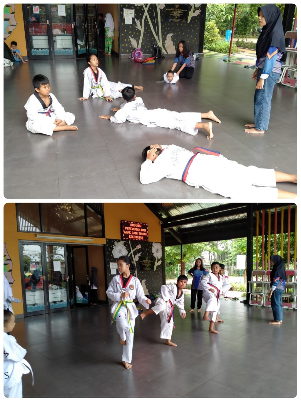 LATIHAN TAEKWONDO NETS