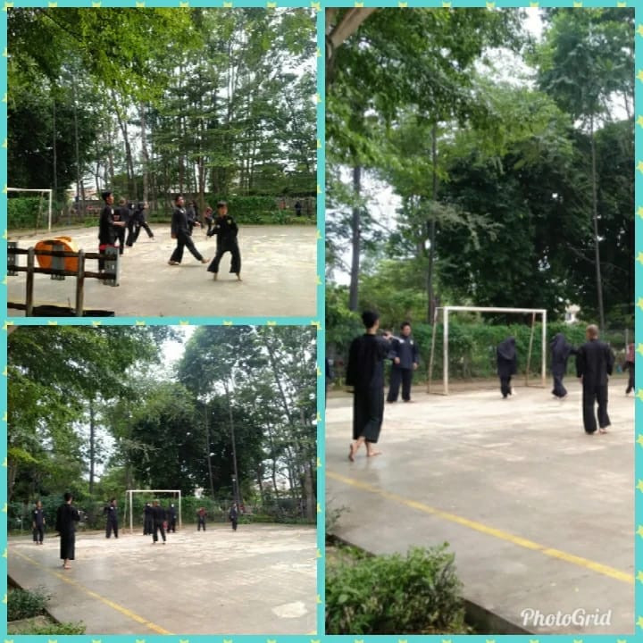 LATIHAN PENCAK SILAT SWADAYA PHS (PERISAI HATI SILIWANGI)