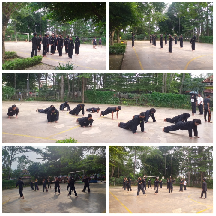 LATIHAN PENCAK SILAT SWADAYA PHS (PERISAI HATI SILIWANGI)