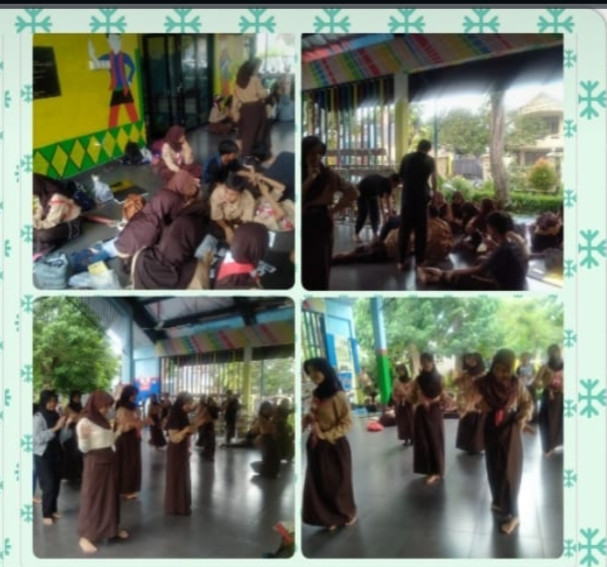 BELAJAR KELOMPOK DAN LATIHAN MENARI SMP 184