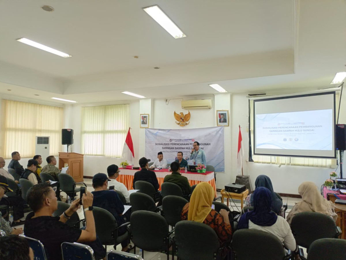 SOSIALISASI PERENCANAAN PEMBANGUNAN SARINGAN SAMPAH HULU SUNGAI