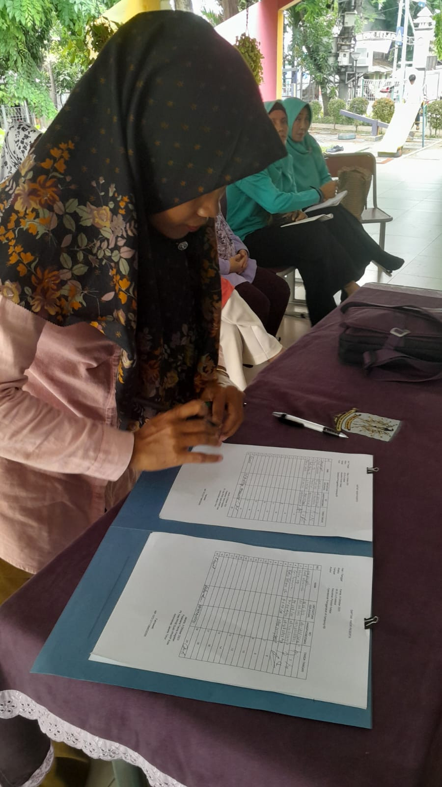 daftar absen peserta