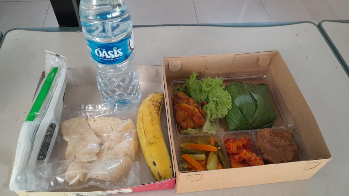 nasi box setelah penyuluhan