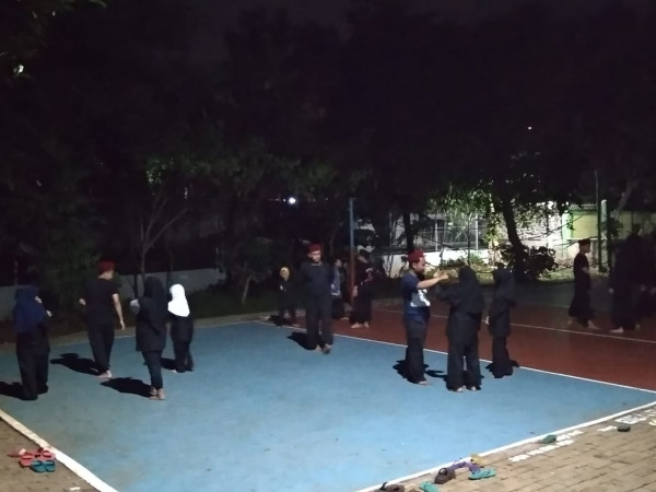 Latihan bela diri pencak silat