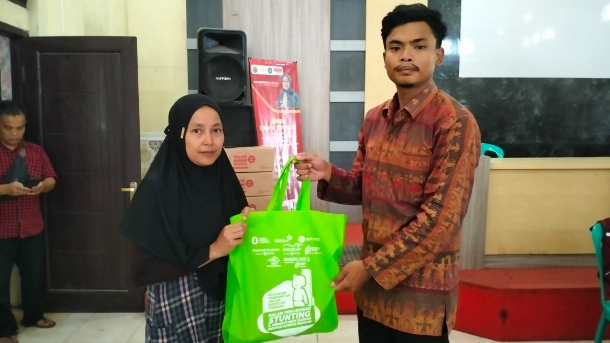 pemberian bantuan pangan keluarga resiko stuntingn